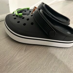 CROCS Kids Black Clogs